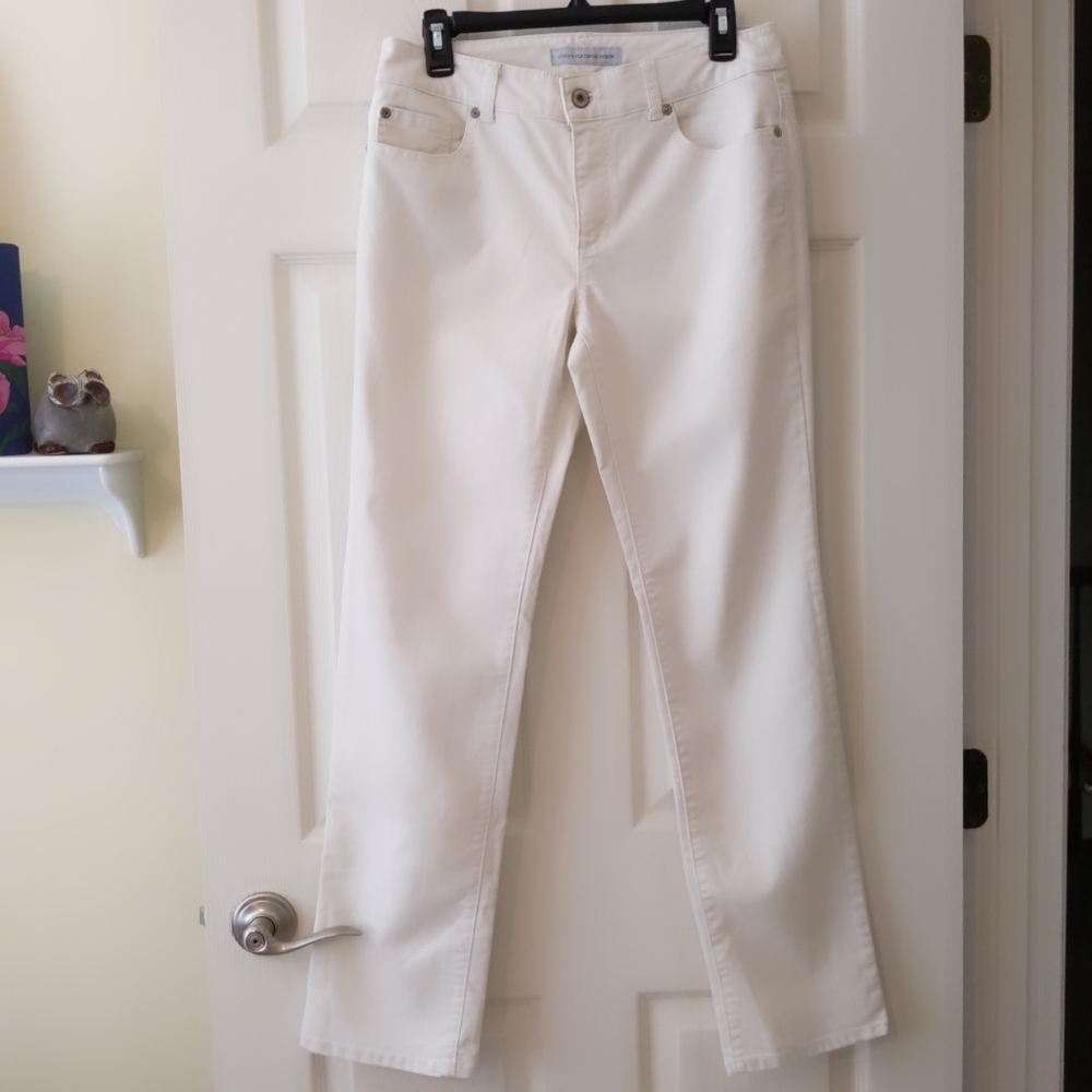 Chico's Skinny Jeans in Creamy Off-White